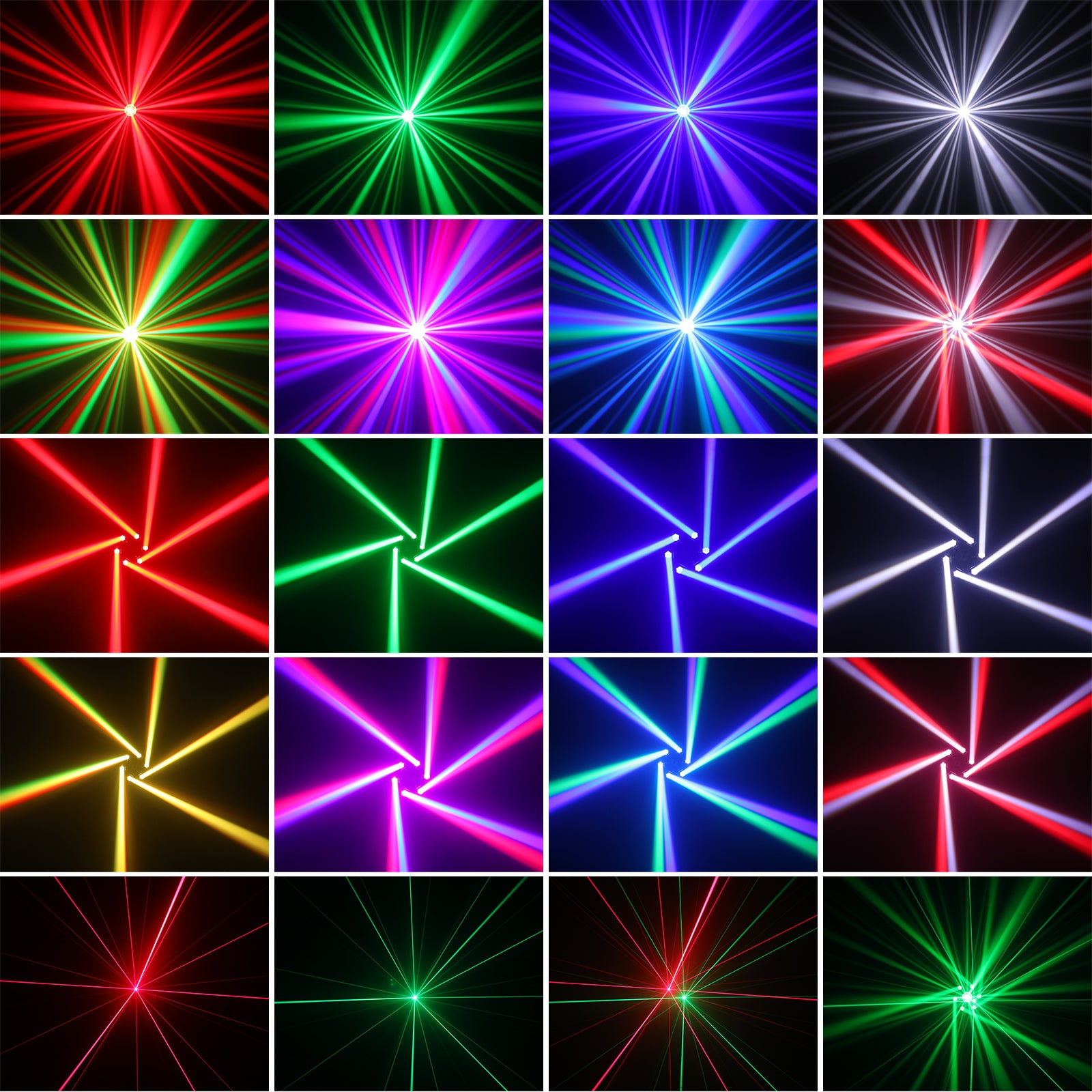 120W six-arm stage light RGBW beam moving head light-E4