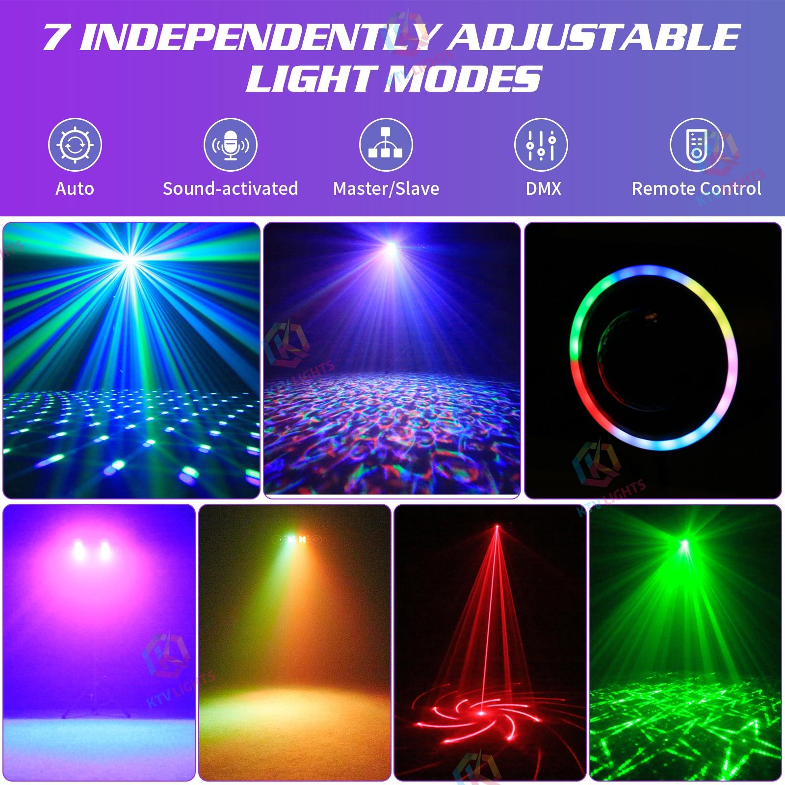80W seven-in-one bracket effect party light-C4