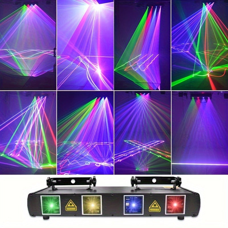 Four-hole full-color line scanning laser light-B18