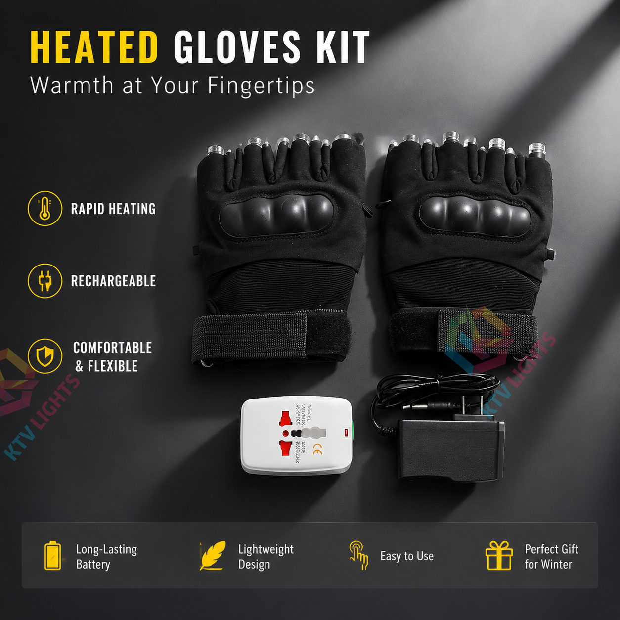 KTVLIGHTS creates stunning light shows using laser gloves-M11