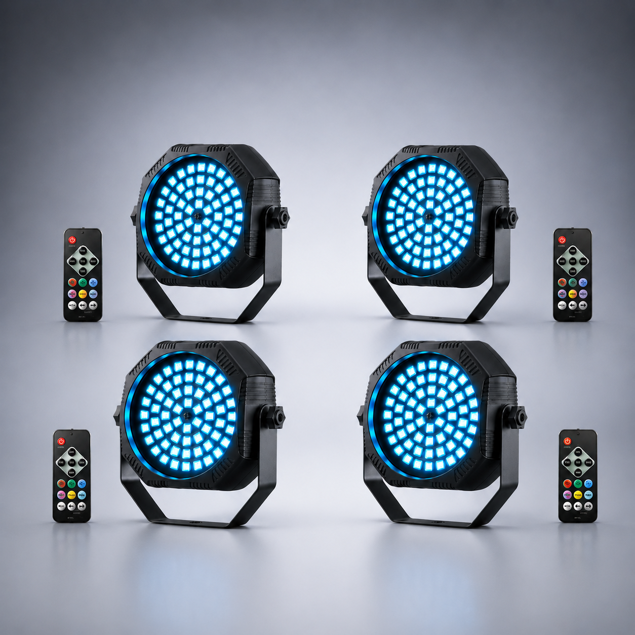 KTVLIGHTS Mini 60W RGB USB Rechargeable Strobe PAR Light-P33