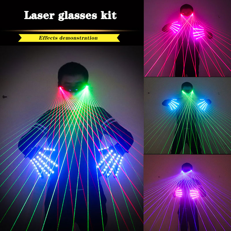 Party Gypsophila Óculos Laser Conjunto-M1