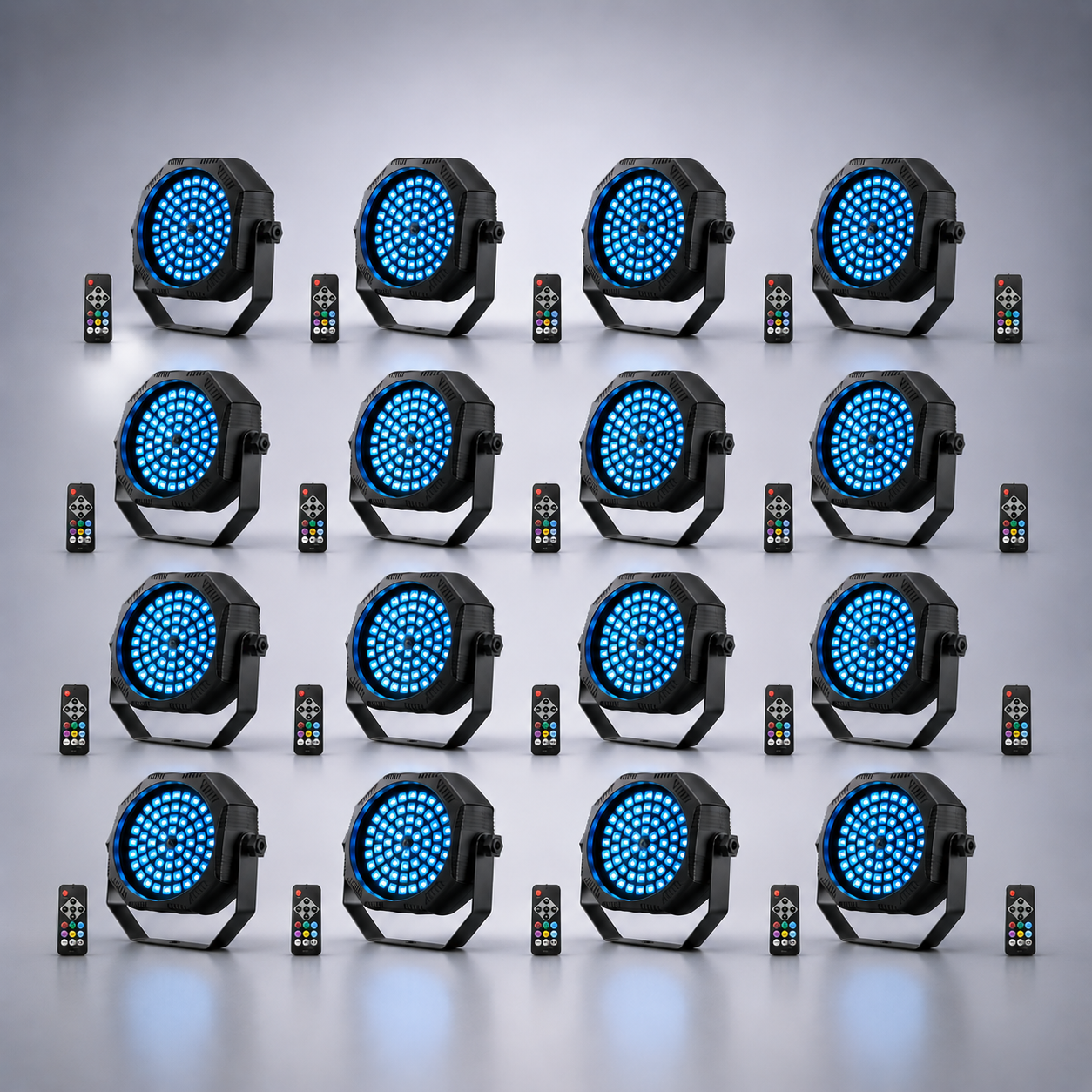 KTVLIGHTS Mini 60W RGB USB Rechargeable Strobe PAR Light-P33