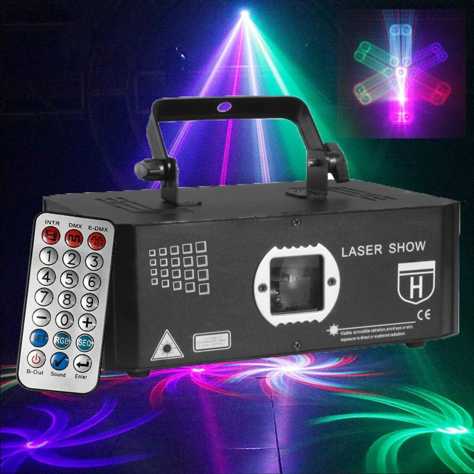 RGB 10 in 1 3D/Illusion/Animation/Beam Laser Light - Ktvlights