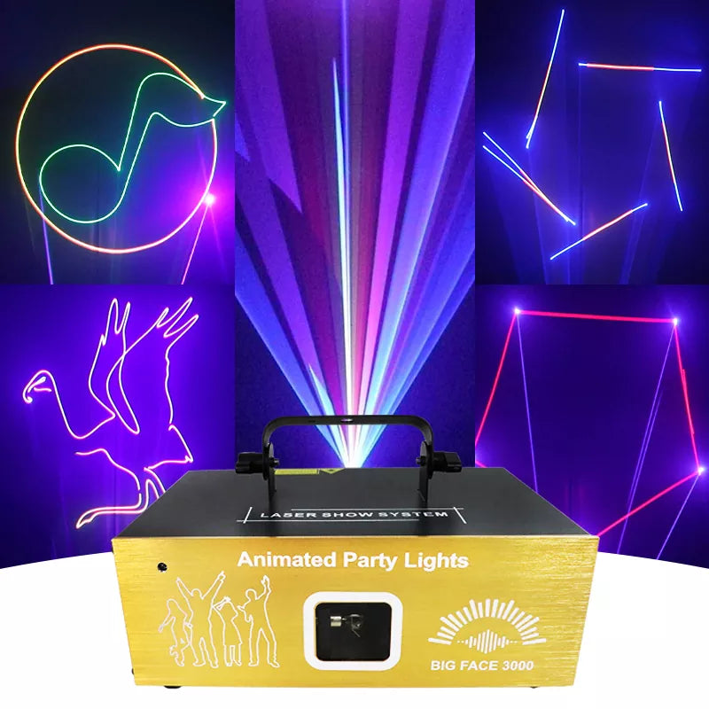 3w animation laser light-A27