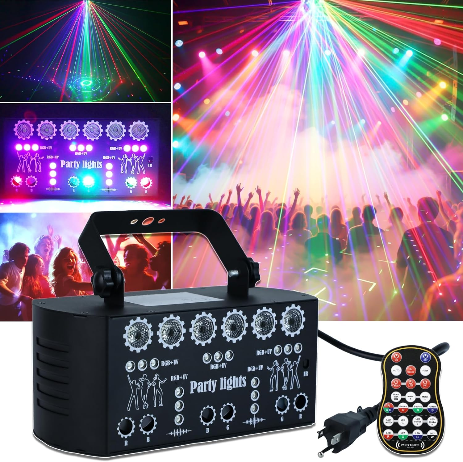 4-in-1 RGB Disco Laser Light-B5