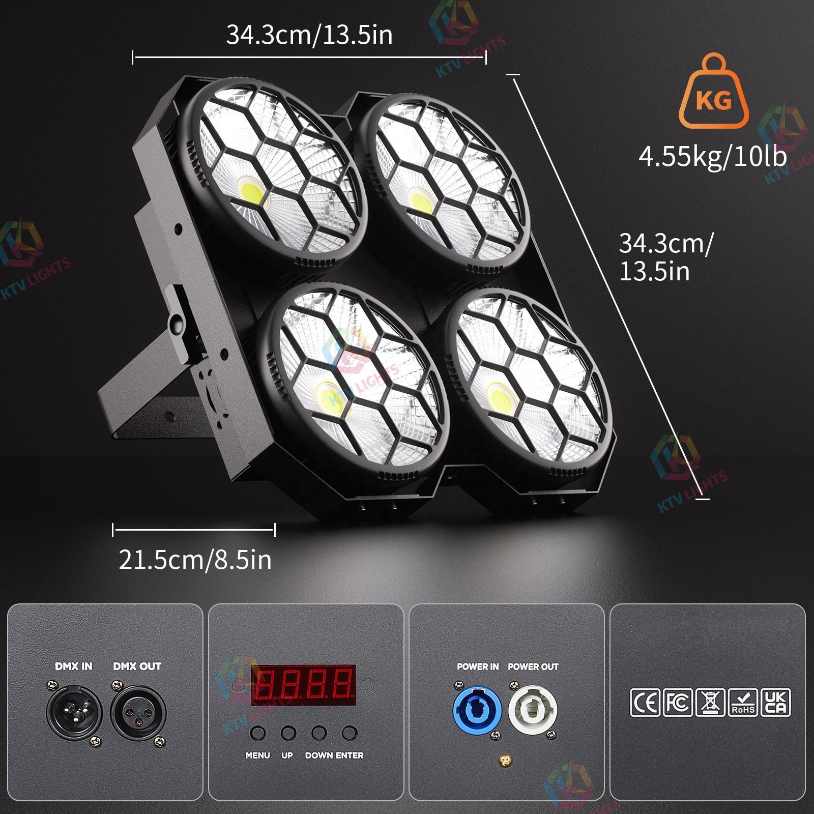 4 x 100W COB LED PAR lights-P41
