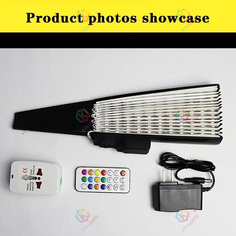 LED Illuminated Folding Fan - M15