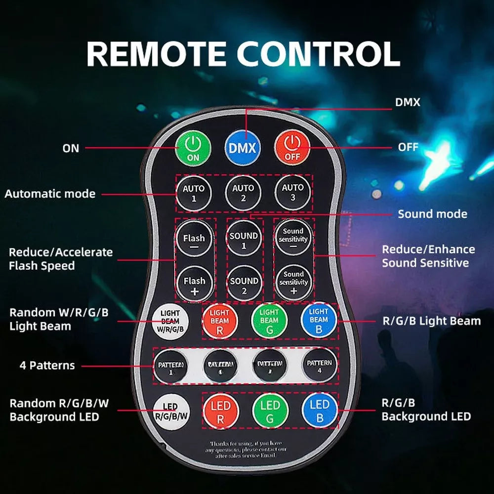 New 3D Animation Laser Projector Light Voice-controlled Strobe Atmosphere -A31
