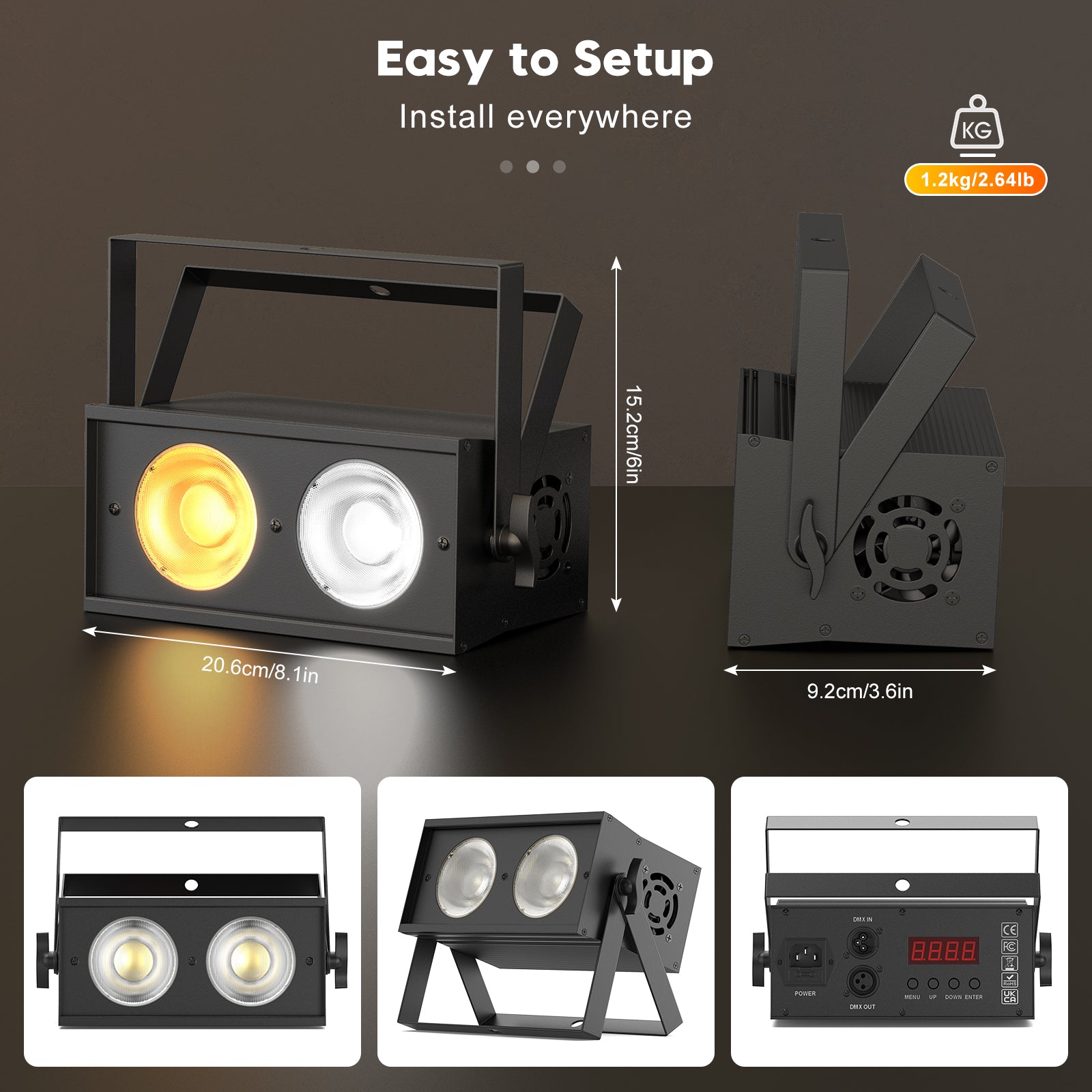 2x50w two-in-one flash-S1