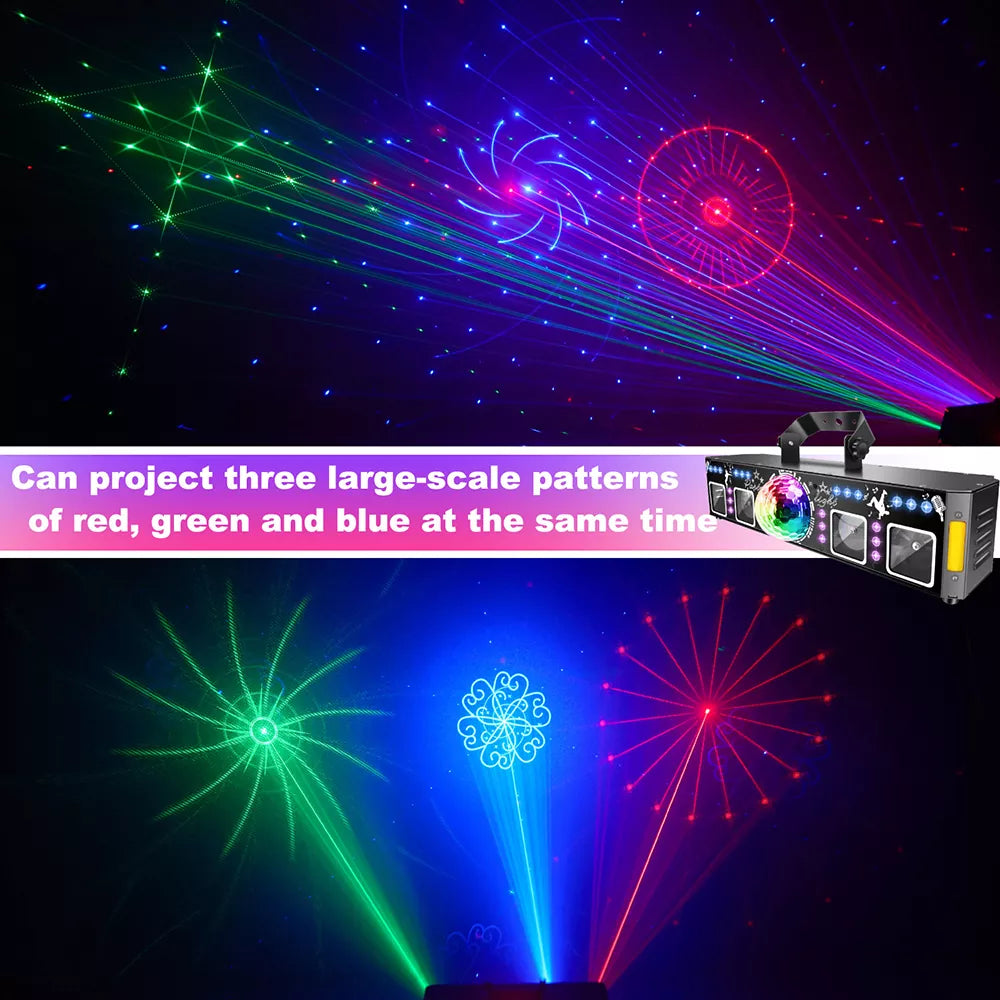 2025 New Six-in-One Effect Stage Light-B36