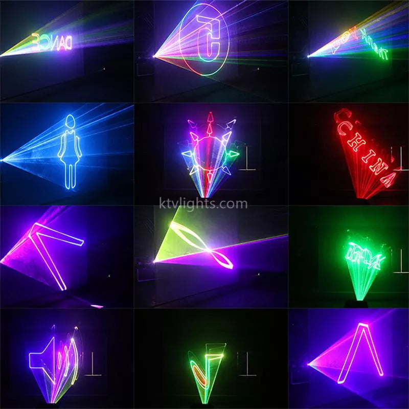 2.2w Bluetooth APP animated laser light-F2