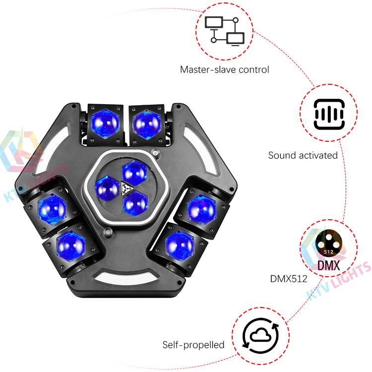 New 4-in-1 War God Moving Head Light-E56