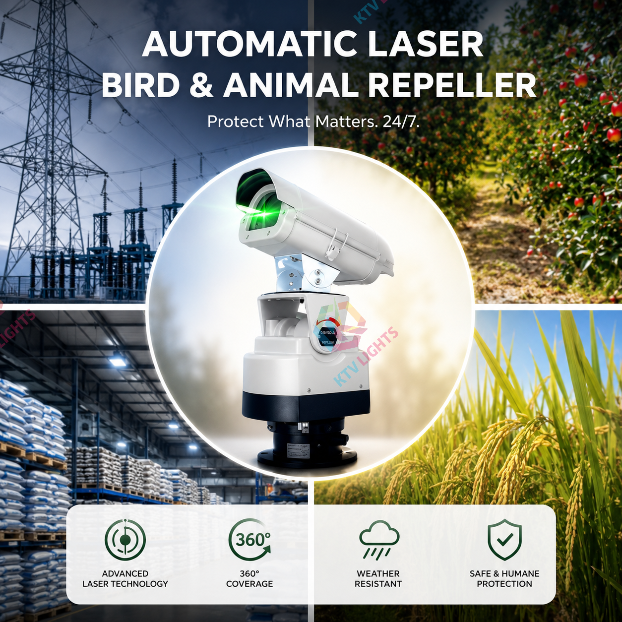 Programmable Outdoor Landmark Laser Light - B12