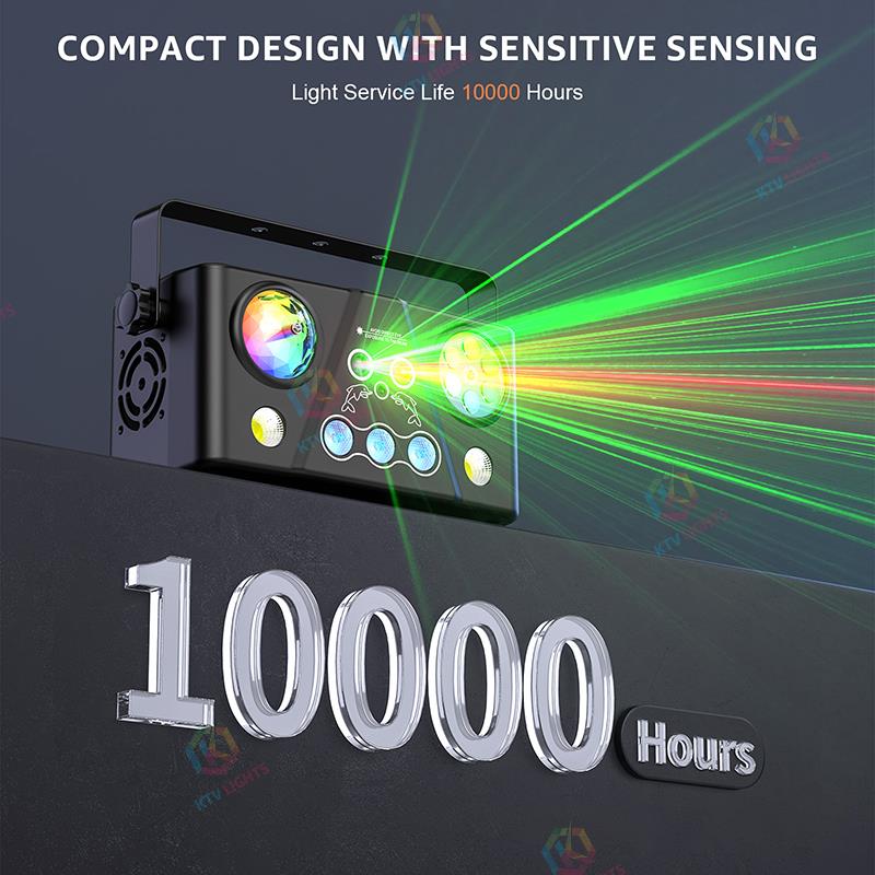 Five-in-one bee-eye magic ball beam light-C20