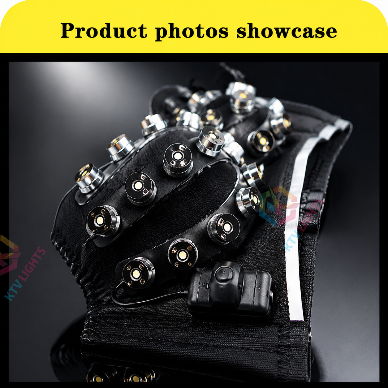 Fashion Red Laser Luminous Lady Bra Sexy Stage Costumes-M2