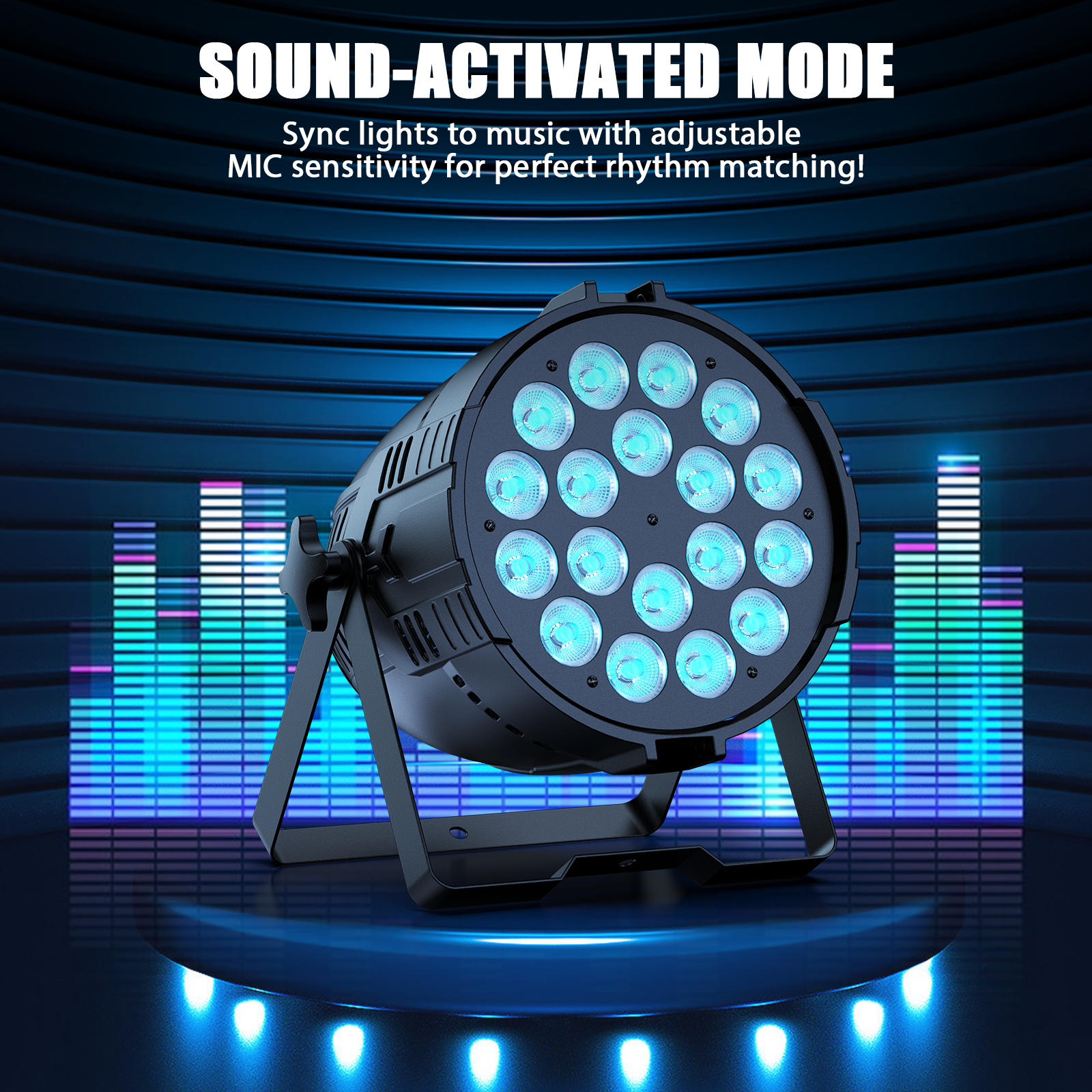 18x10W RGB 6-in-1 Par Light-P38