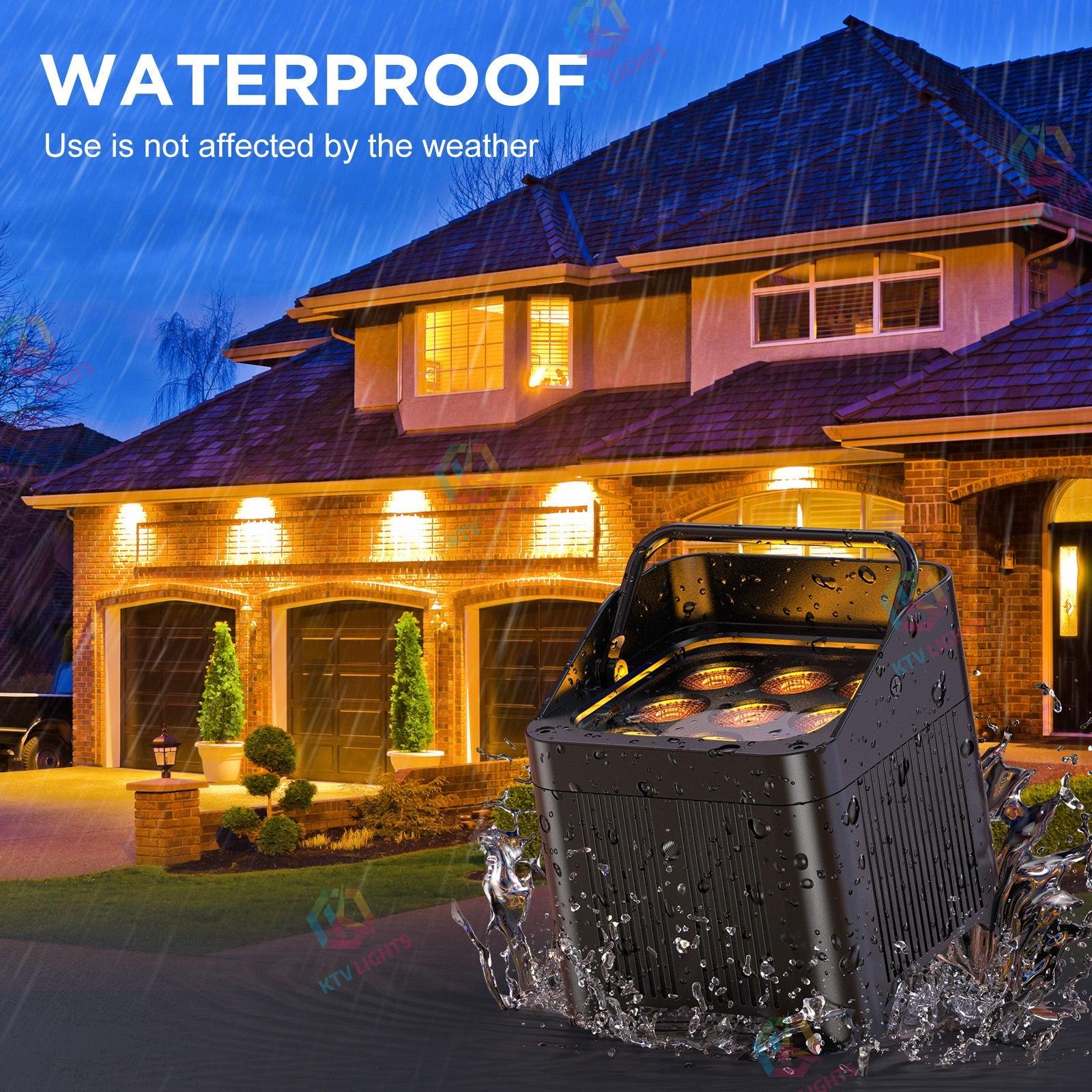 9X18W RGBW+UV APP waterproof par light-P6