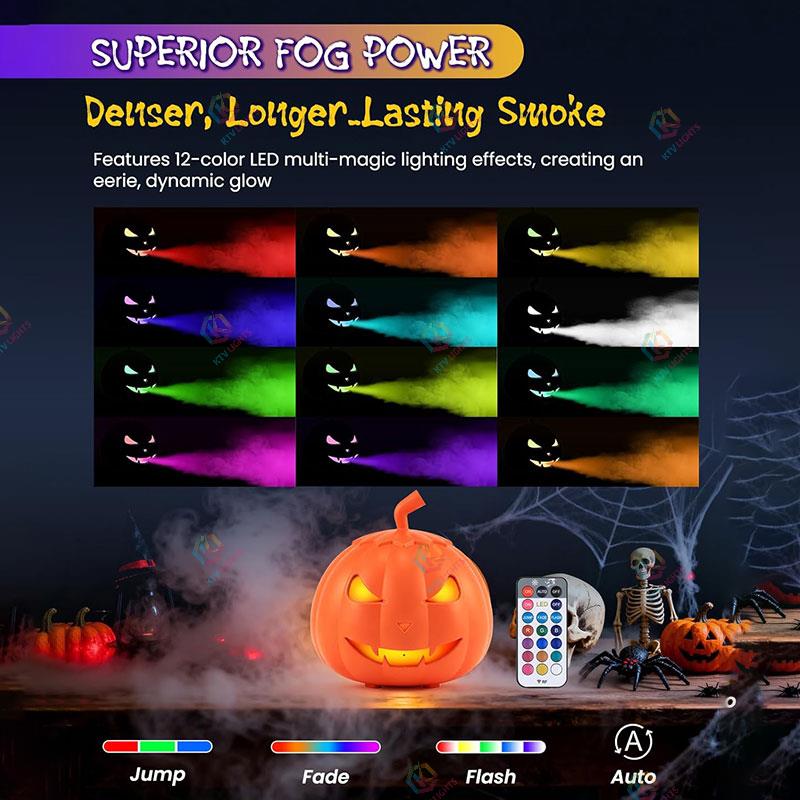 800W Pumpkin Shape Halloween Party Smoke Machine-Y9