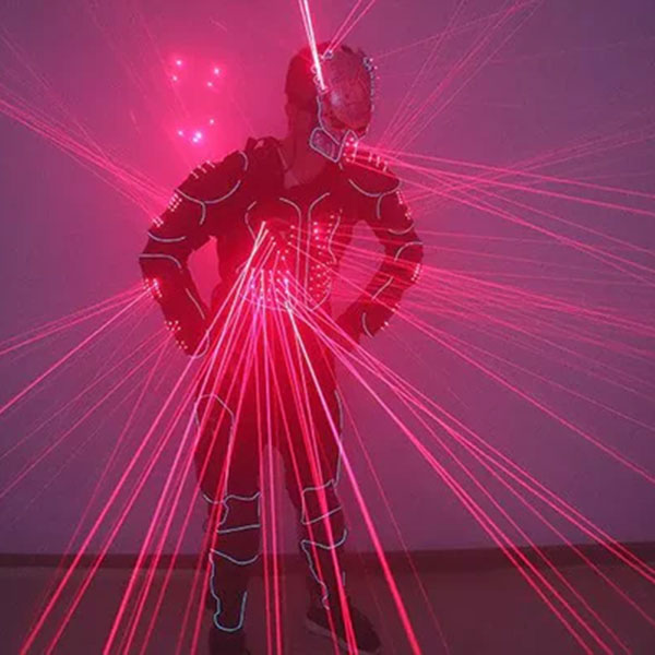 New Red Laser Robot Suit Laser Fiber Optic 2 in 1