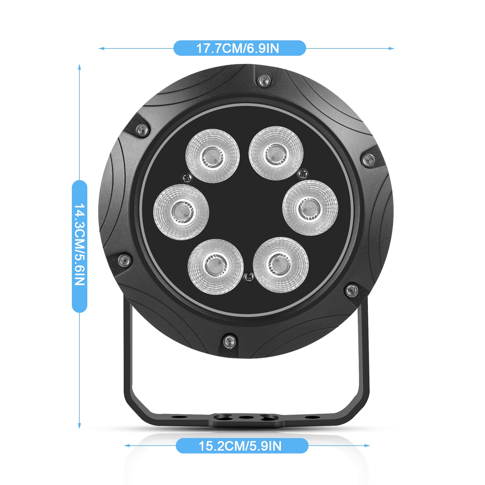 4In1 6X10W RGBW Waterproof Par Light-P17
