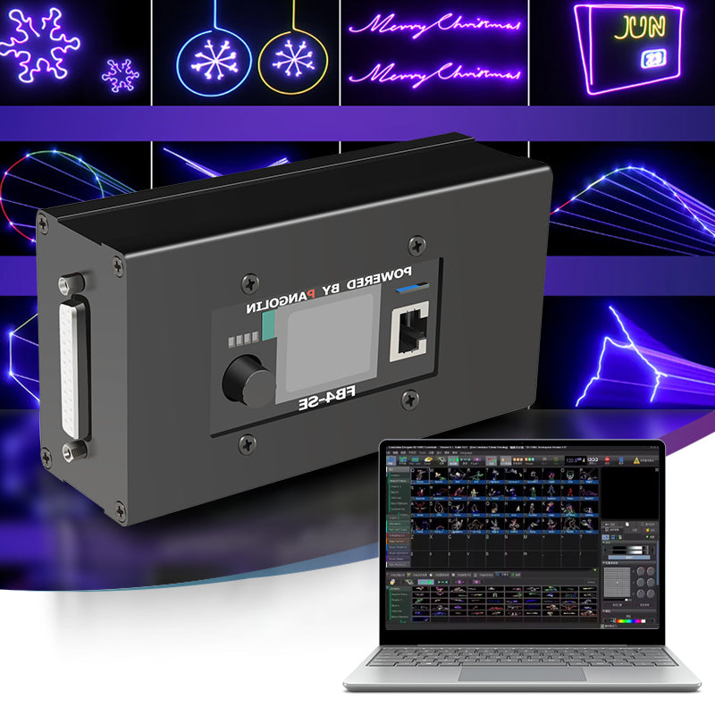 DMX FB4 laser controller software ILDA professional laser lights