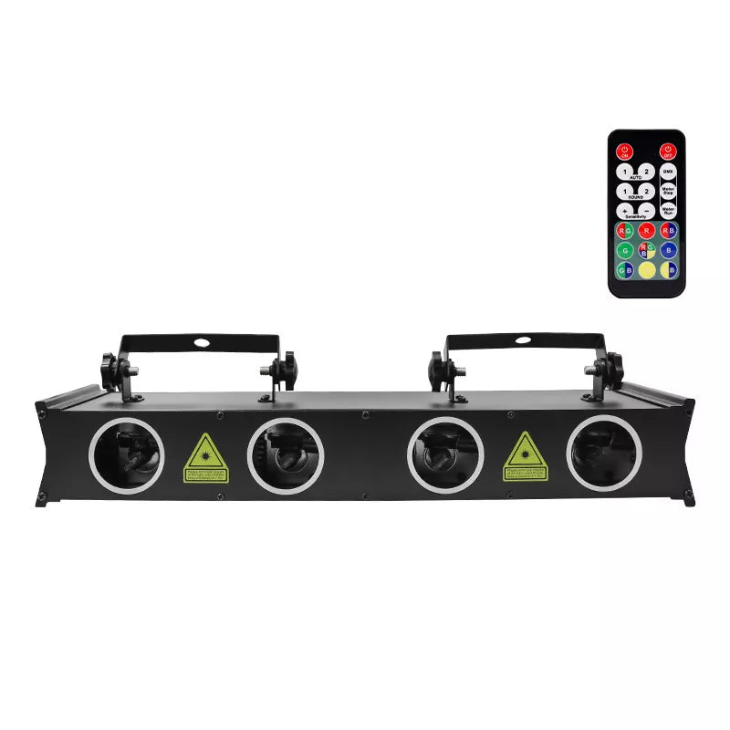 New four-hole scanning laser light with remote control-B43