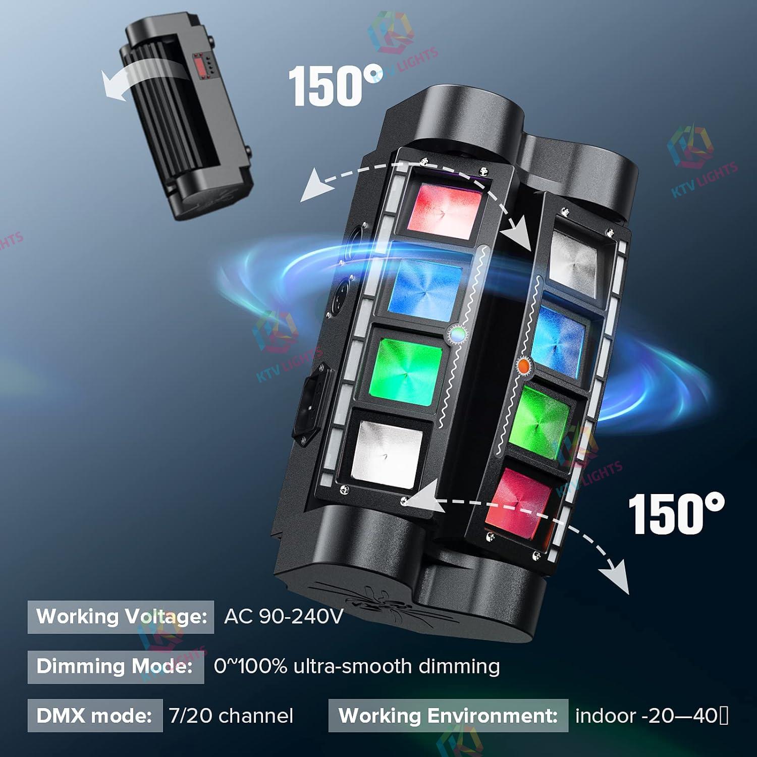 New 3-in-1 RGBW LED Beam Moving Head Lightt-E23