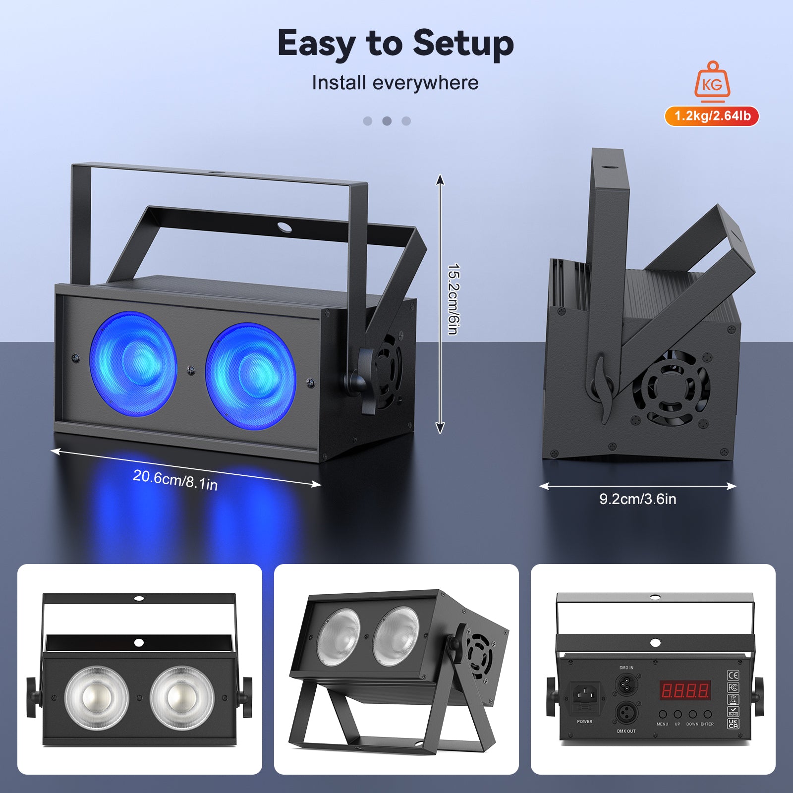 100W RGBW LED stage light-S2