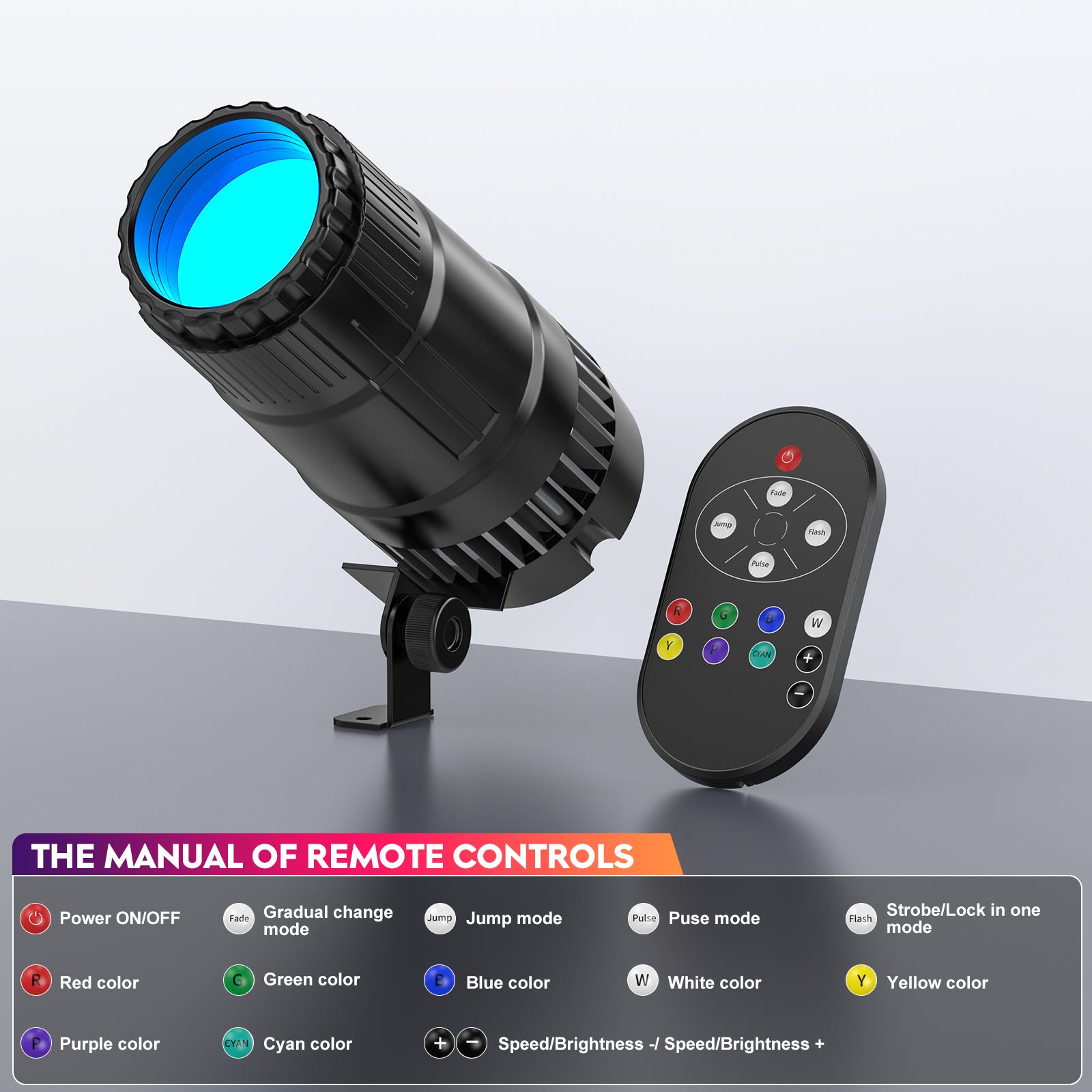 20w RGBW LED spotlight-J4