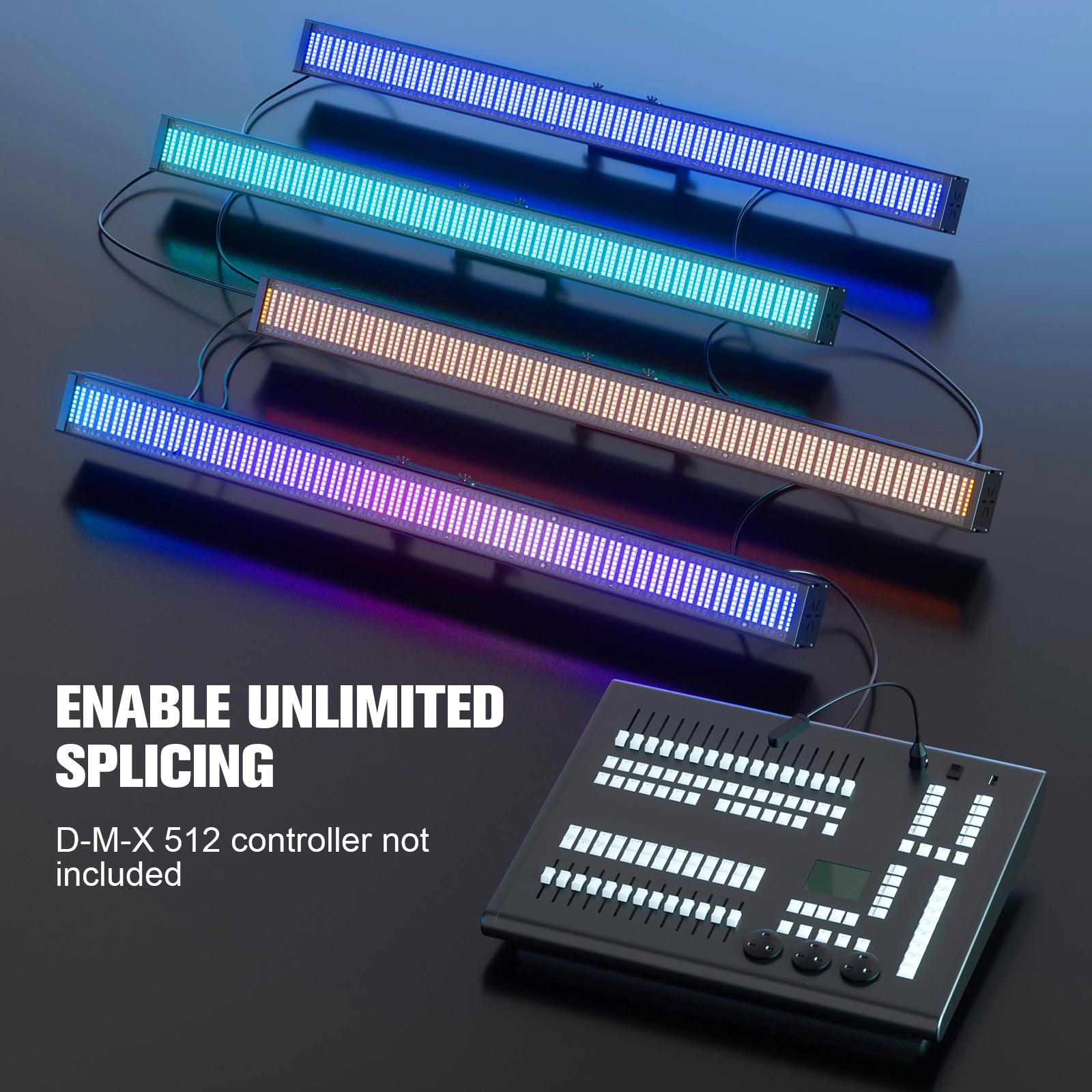 768 LED RGB long strobe light wall washer-X8