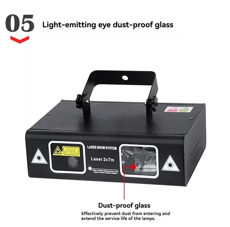 2 em 1 luz laser de varredura de duplo orifício para linha doméstica-B44