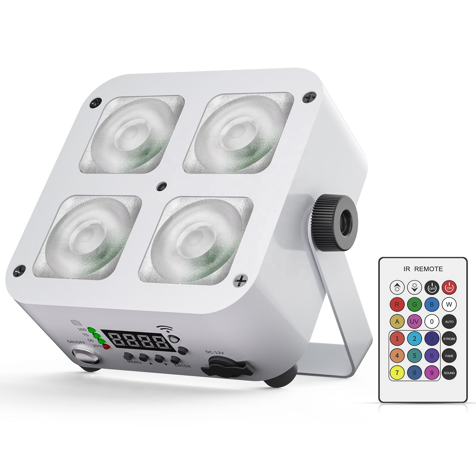 4x10W Rechargeable App-Controlled PAR Light - P66