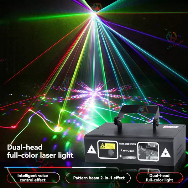 2 in 1 dual hole scanning laser light home line-B44