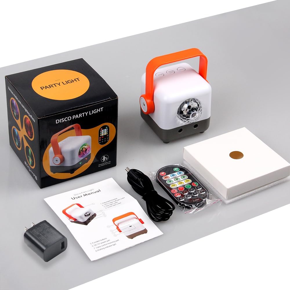 LED colorful rotating party light-C19