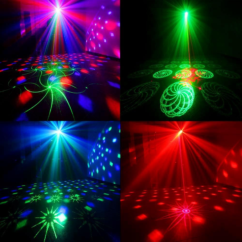 LED colorful rotating party light-C19