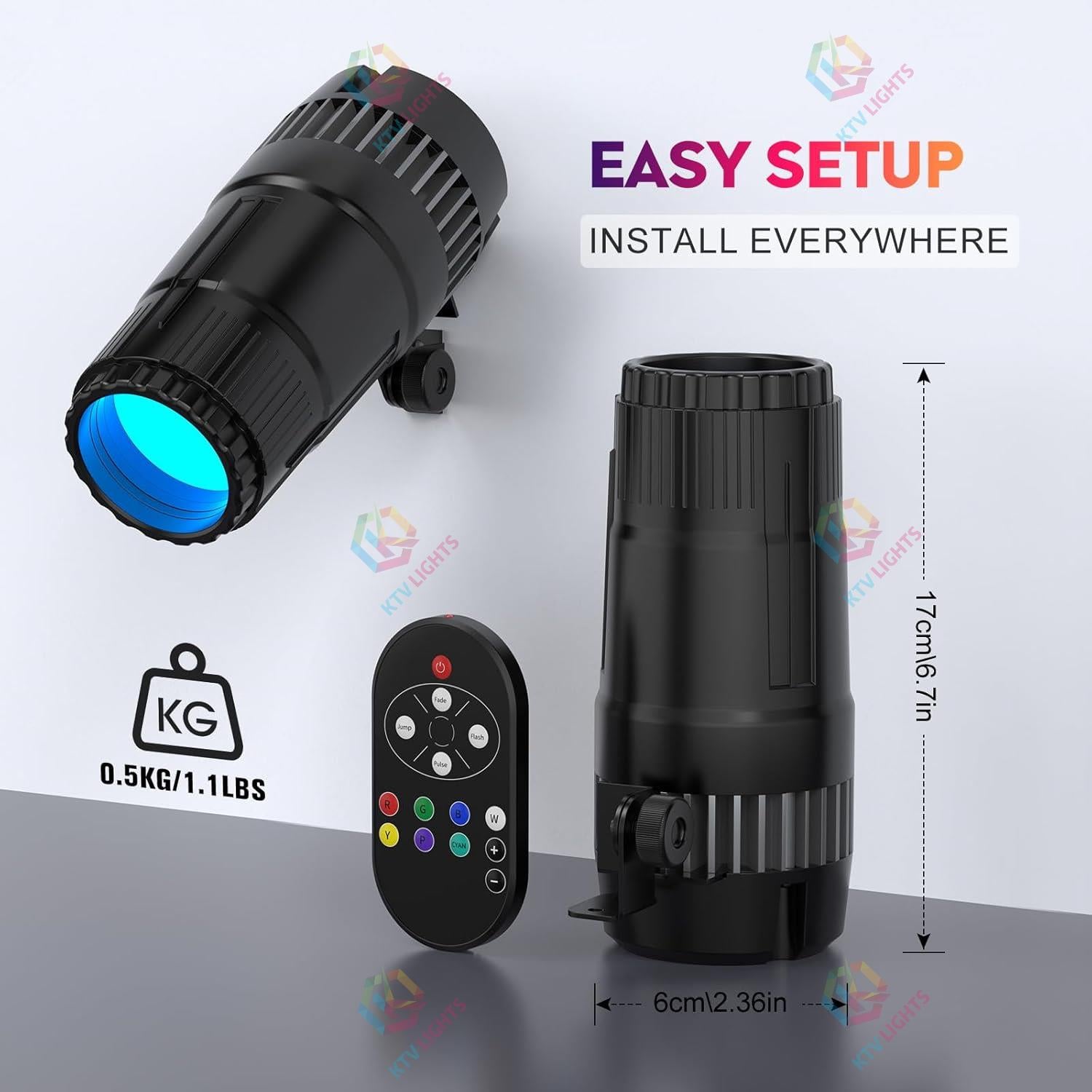 20w RGBW LED spotlight-J4