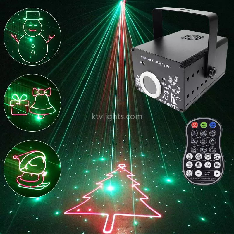 9 em 1 Luz Laser Animada de Férias - A15