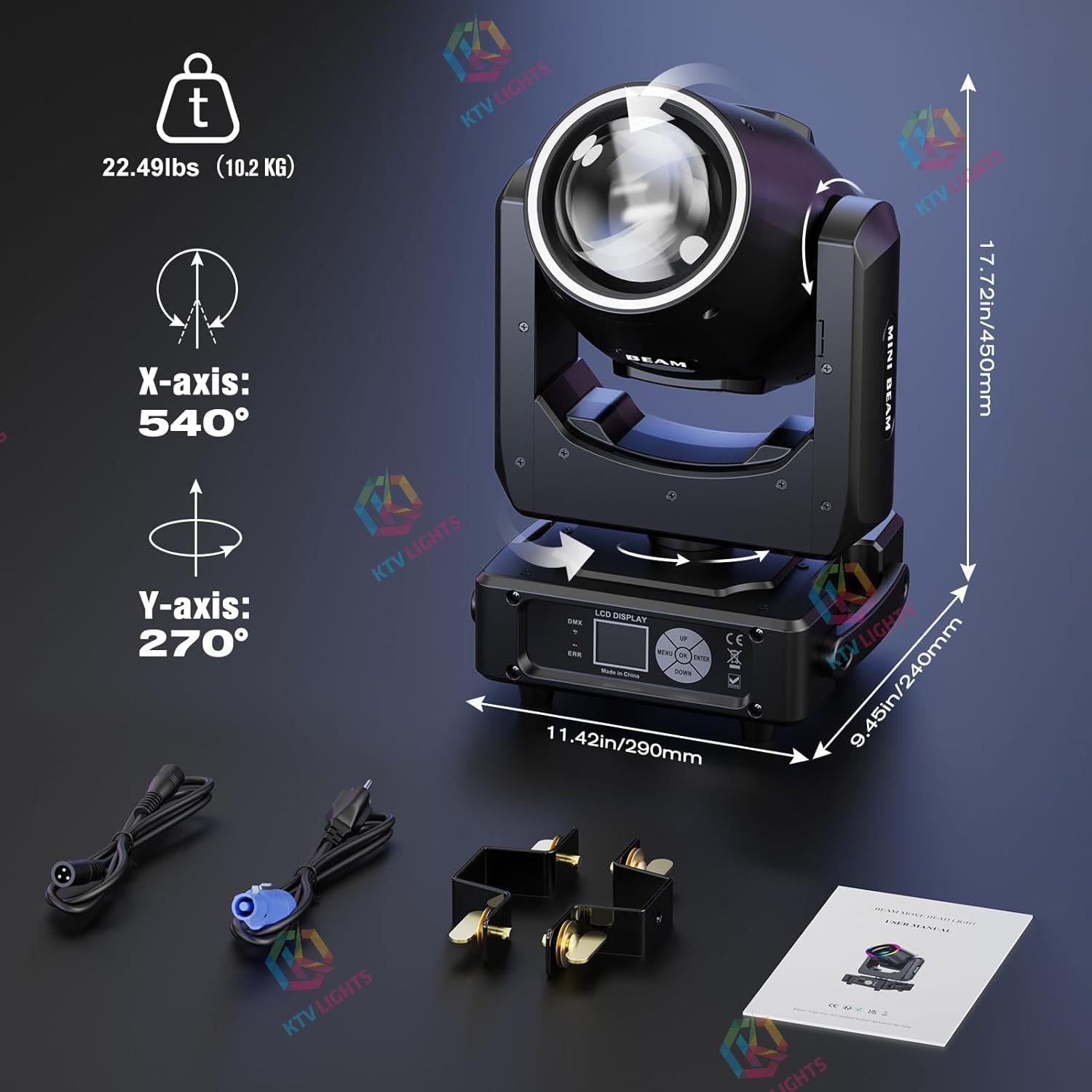 230W 7R Beam Moving Head Stage Light-E57