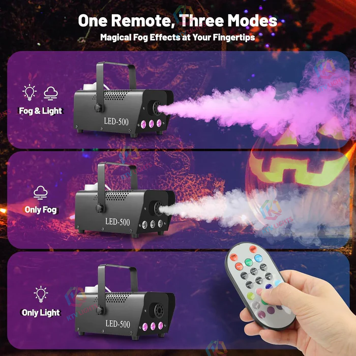 500W RGB Remote Control Smoke Machine-Y6