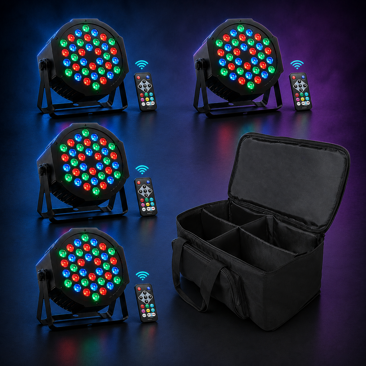 KTVLIGHTS 36-LED RGB DMX PAR Stage Light-P57