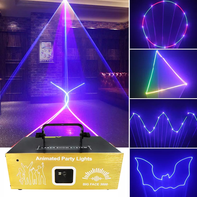 3w animation laser light-A27