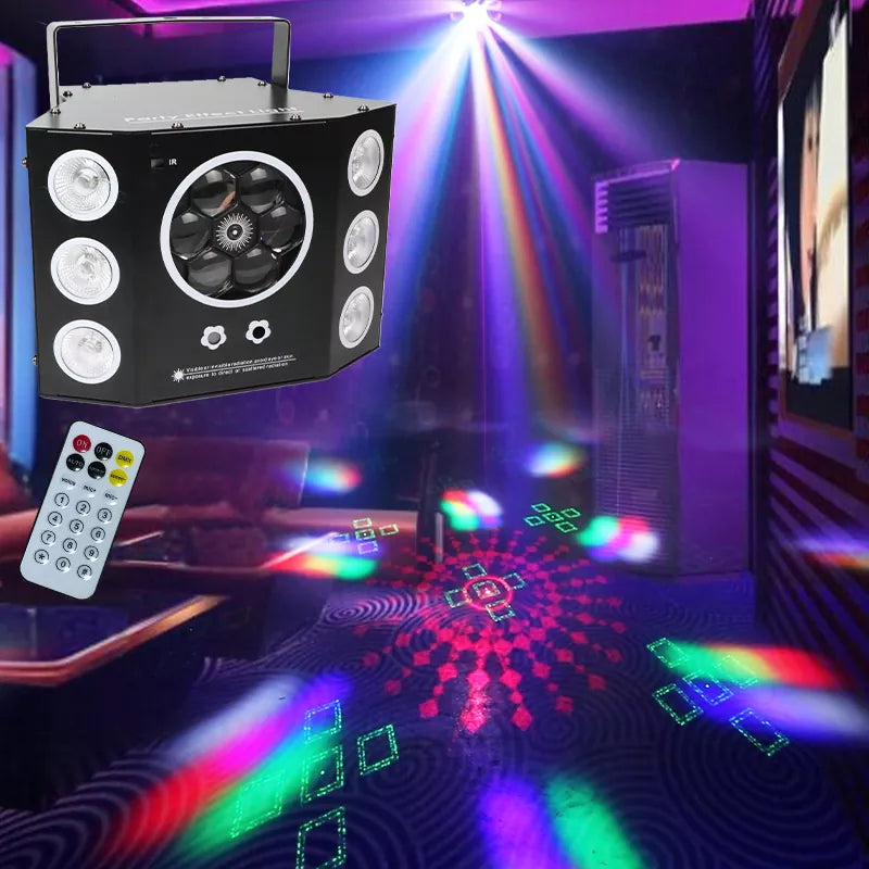 5 in 1 Snowflake Laser Light-C14