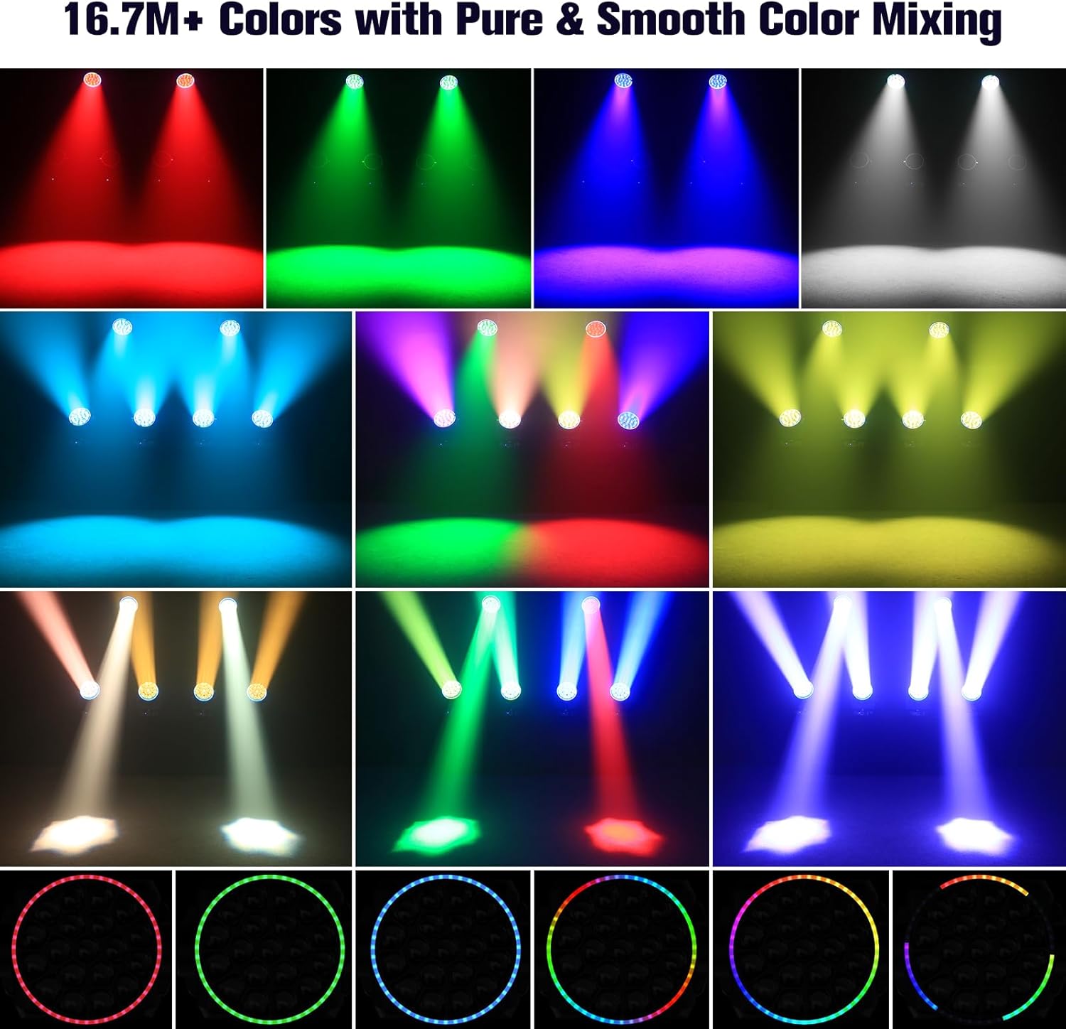 19x15W LED Wash Bee Eye Moving Head Light-E51