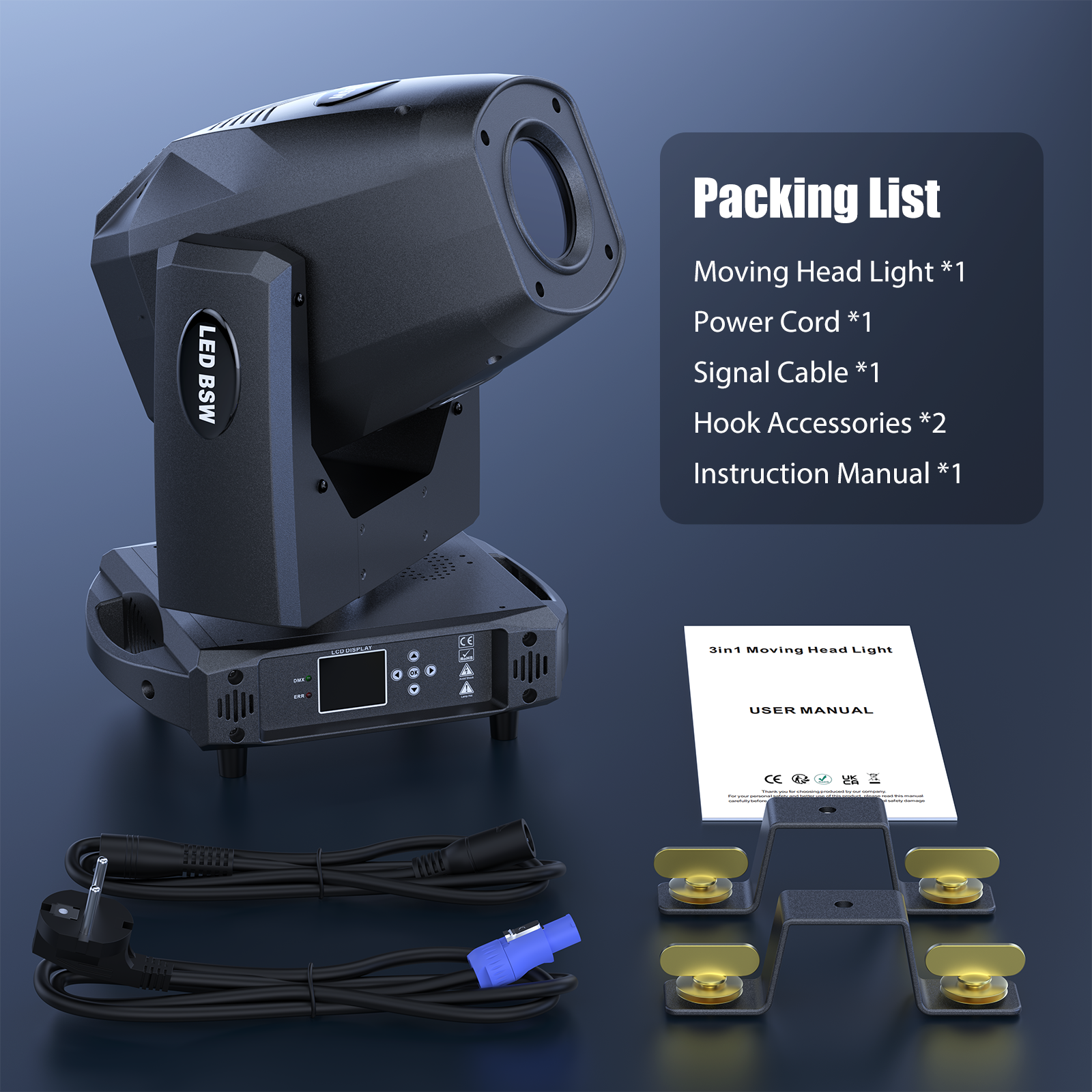 New Arrival 200W LED Beam 3-in-1 Moving Head Light-E47
