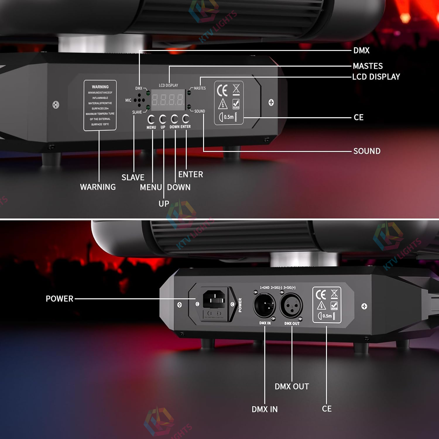 150W 4 in 1 Moving Head Light-E2