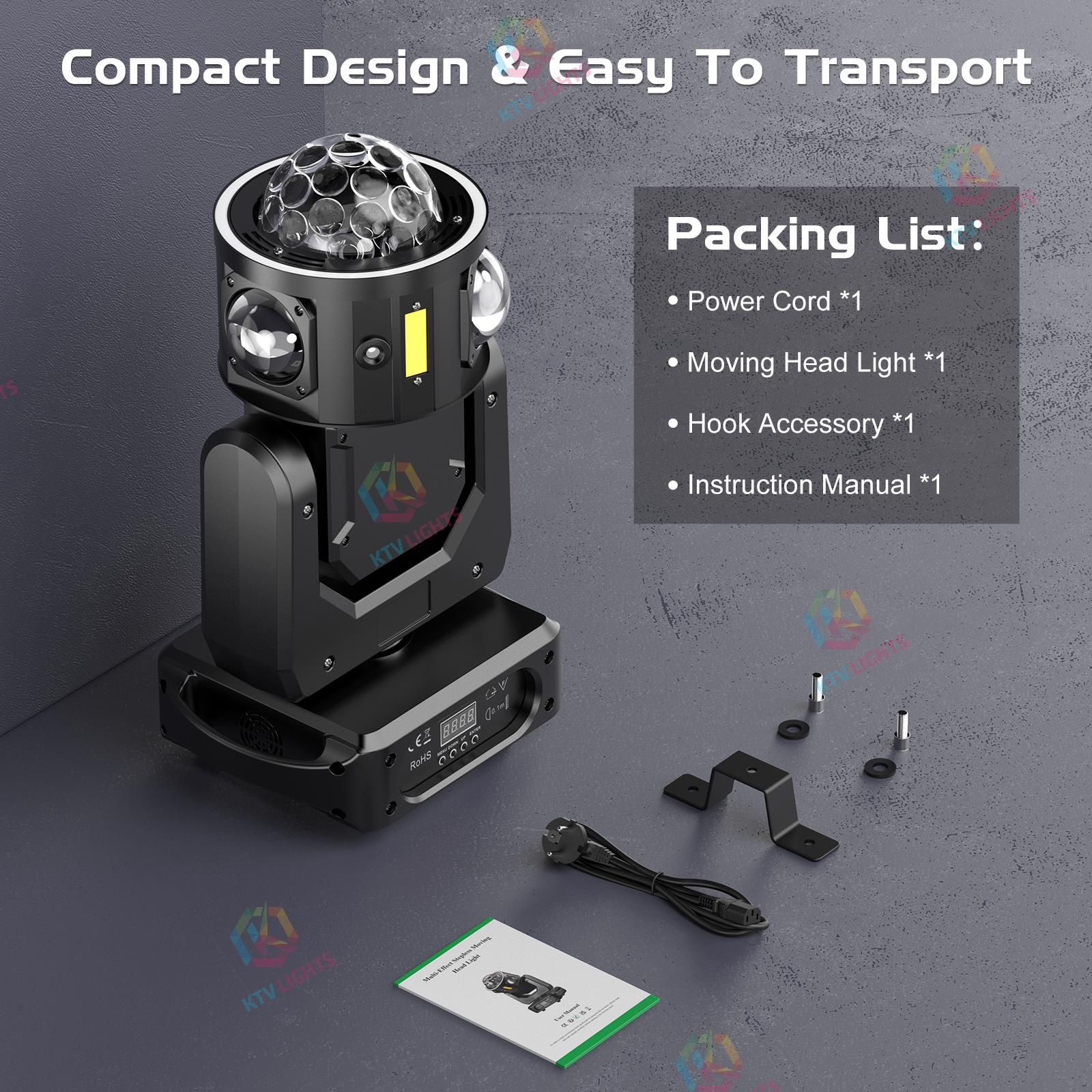 120W LED RGBW beam moving head light-E10