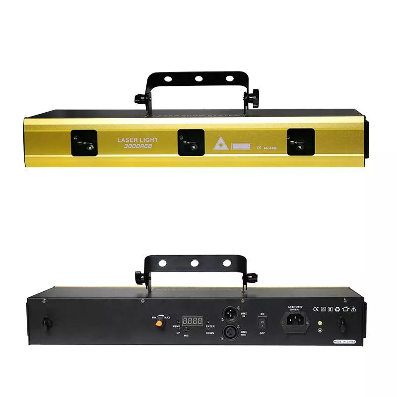 3-head RGB animation laser light-A19