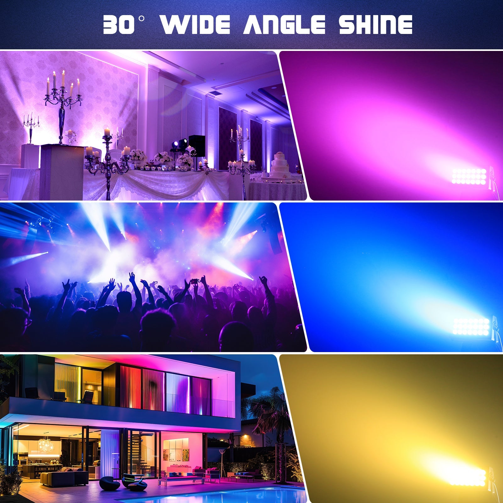 Full color 21X15W RGBW 4-in-1 matrix floodlight-X2
