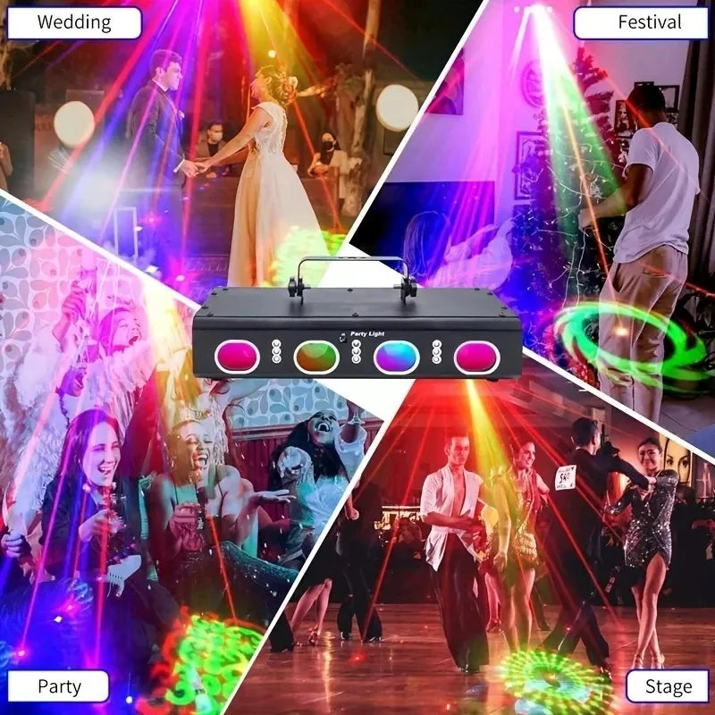 2025 New 3 in 1 Four-hole Laser Light-B35